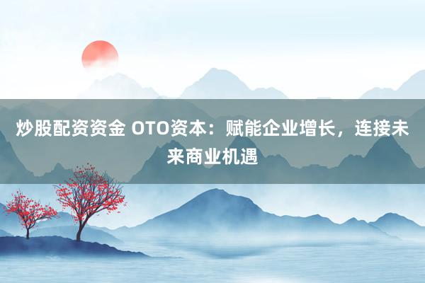 炒股配资资金 OTO资本：赋能企业增长，连接未来商业机遇