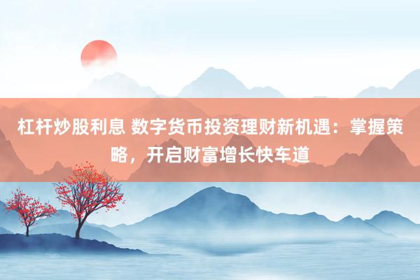 杠杆炒股利息 数字货币投资理财新机遇：掌握策略，开启财富增长快车道