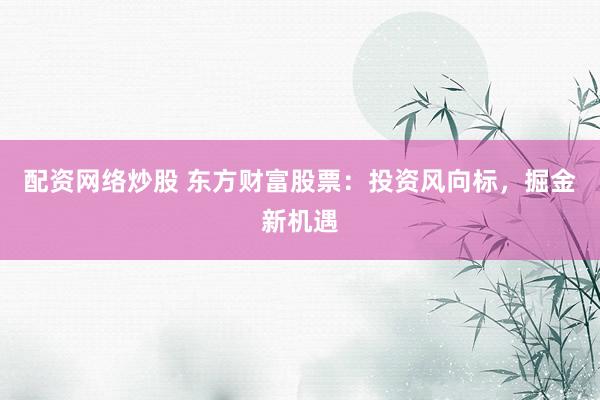 配资网络炒股 东方财富股票：投资风向标，掘金新机遇