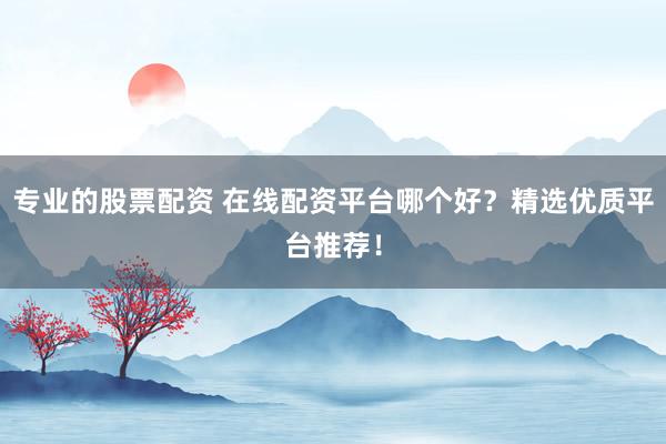 专业的股票配资 在线配资平台哪个好？精选优质平台推荐！