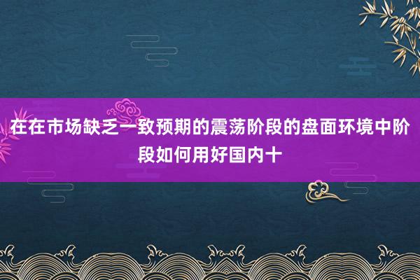 在在市场缺乏一致预期的震荡阶段的盘面环境中阶段如何用好国内十